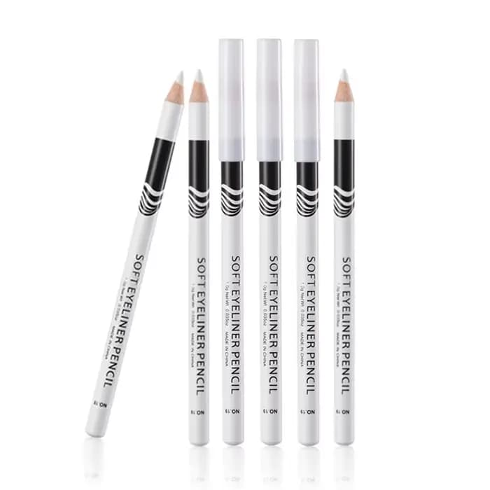 Crayon Eyeliner blanc pour femmes, Waterproof, facile à porter, produit cosmétique