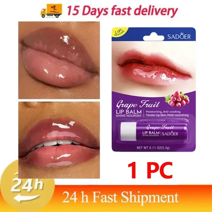 Gloss Repulpant Instantané pour les Lèvres – Réduit les Ridules, Sérum Volumisant Exfoliant, Hydrata