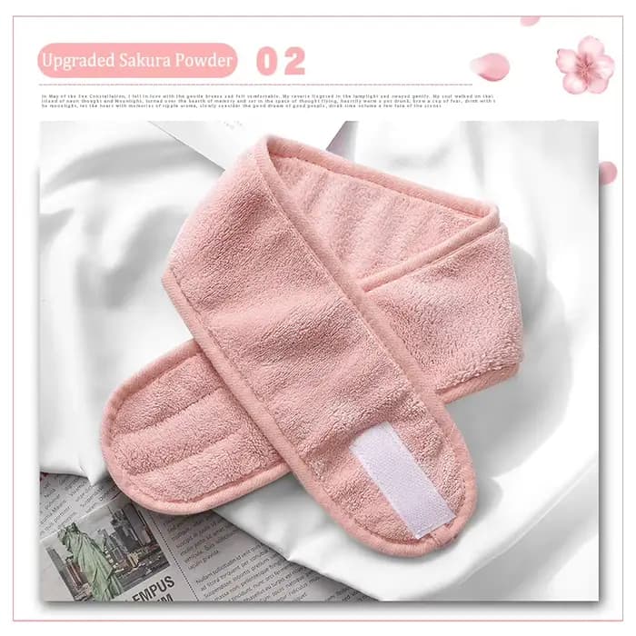 Bandeau maquillage cheveux soins du visage pour laver votre visage bandeau noir dames soins de la pe