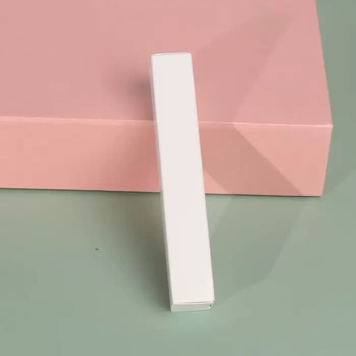 Boîtes d'emballage pour tubes de gloss à lèvres, logo personnalisé, boîte en papier de luxe rose pou
