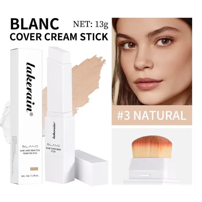 Blanc couverture crème bâton fond de teint changeant bâton fond de teint changeant de couleur avec b