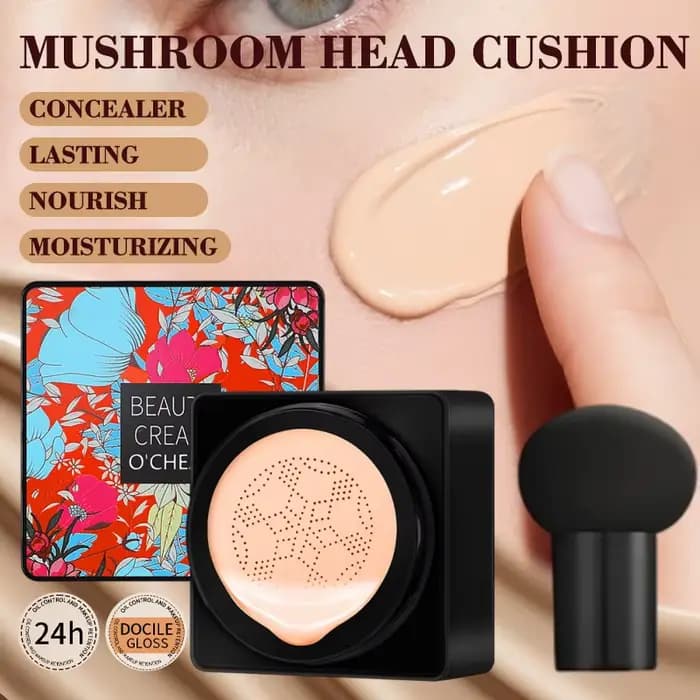 Fond de teint avec coussin d'air en forme de champignon, crème BB sans défaut, légère, couvrance tot