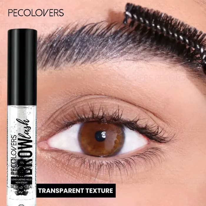 1 gel à sourcils avec brosse - Formule douce, léger et non collant, fixation forte, résistant à l'ea