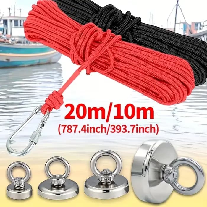 Corde de récupération rouge spécialisée de haute qualité de 10 m (787,4 pouces/393,7 pouces) avec mo