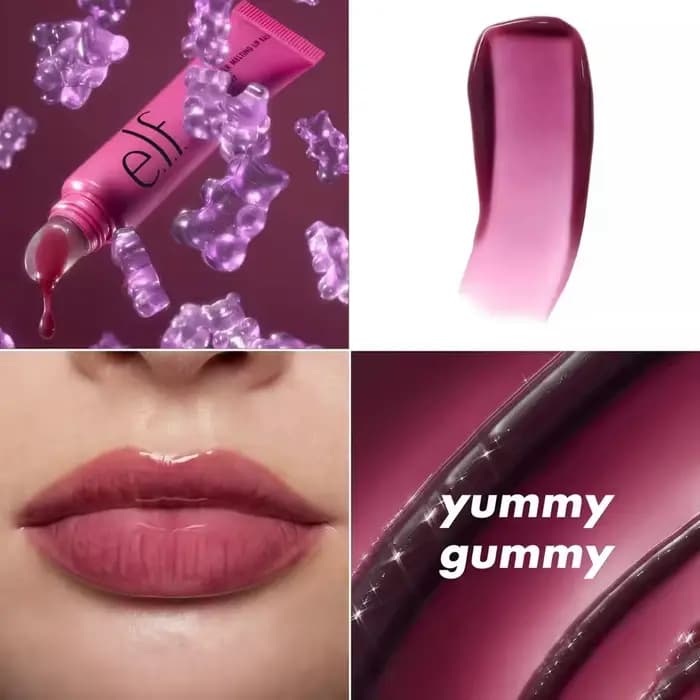 Elf Beauty Products Gel de pré-maquillage hydratant 6 couleurs brillant à lèvres vanille caramel cer