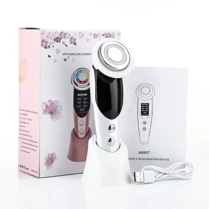 Mésothérapie faciale électroporation RF radiofréquence LED Photon Lifting du visage serrer l'élimina