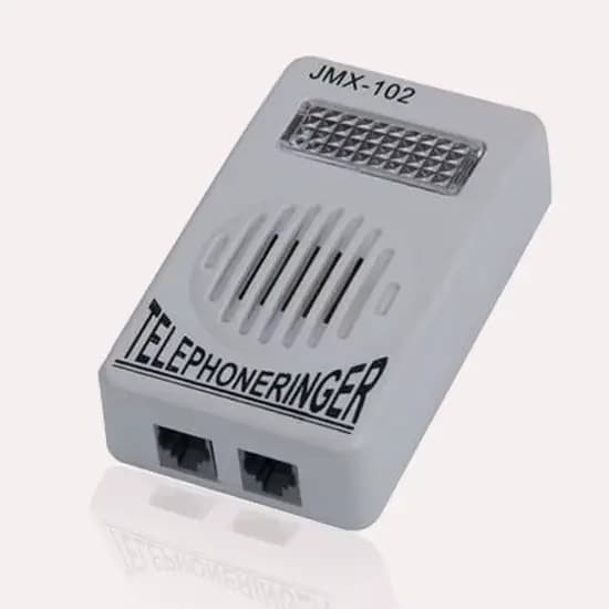 Amplificateur de sonnerie de téléphone extra-puissant avec lumière stroboscopique pour ligne fixe