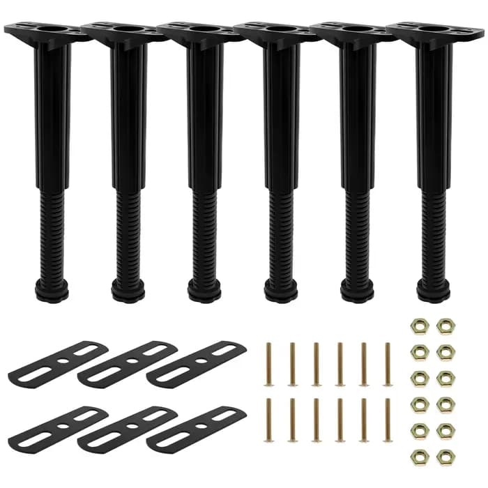 Poutre de support de lit télescopique améliorée, pied réglable, support de charge astronomique, supp