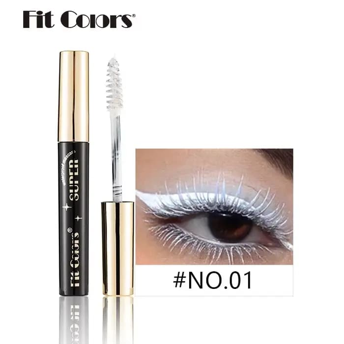 Mascara cils rouge marron maquillage de scène de noël Mascara coloré crème bleu vert durable Mascara