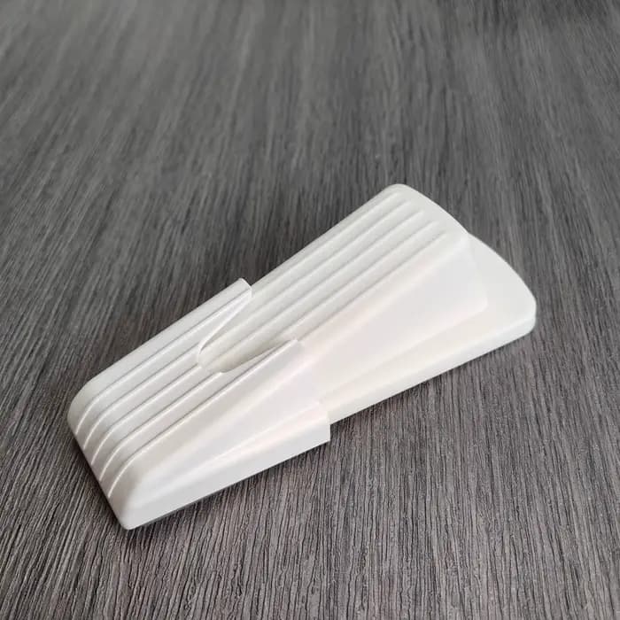 Cale de porte avec support adhésif, poignée antidérapante côtelée, butée de porte compacte pour cham