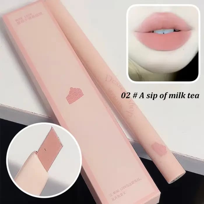 Crayon à lèvres à Dessert, rotatif automatique, étanche, durable, sans contour de couleur, stylo à l