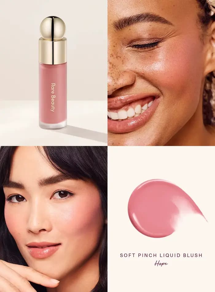 Rare beauté mat durable flou rebondissant fondant Blush Cushiony crème à poudre Blush liquide résist