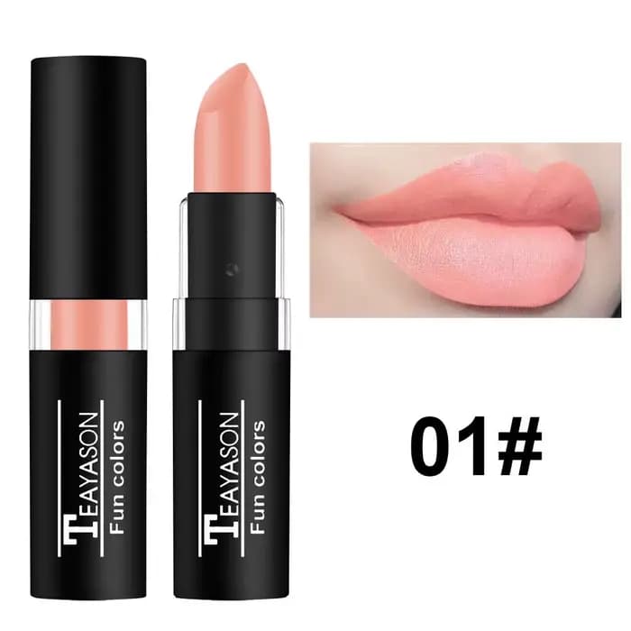 Rouge à lèvres 12 couleurs, imperméable, longue durée, cosmétique, noir, bleu, violet, vert, mat, br