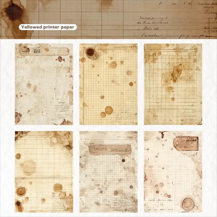 30 feuilles de papier vintage pour scrapbooking, papier de fond décoratif, matériel de bricolage fai