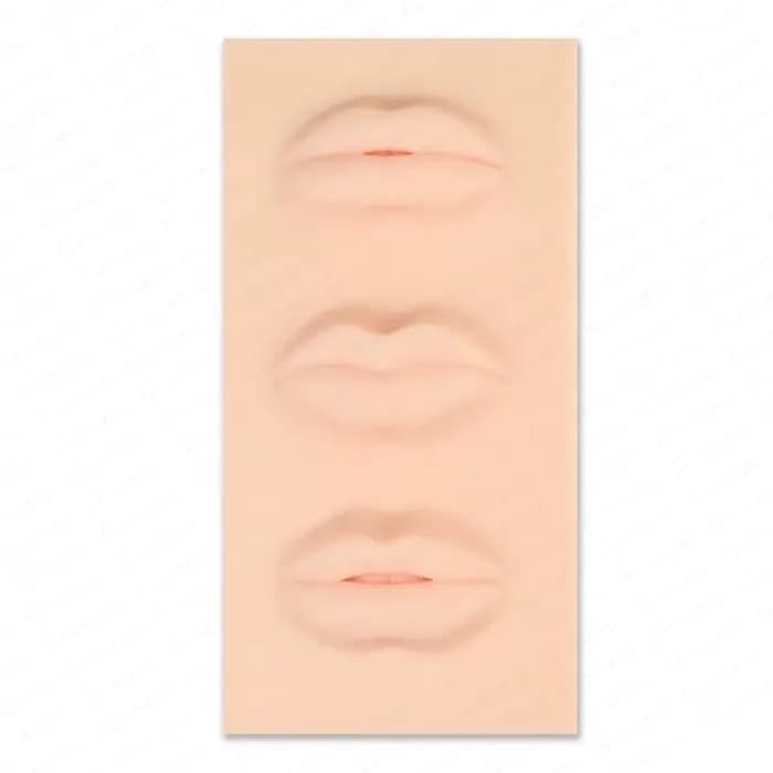 Guapa modèle de lèvres 3D tatouage en Latex maquillage Permanent coloration des lèvres pratique peau