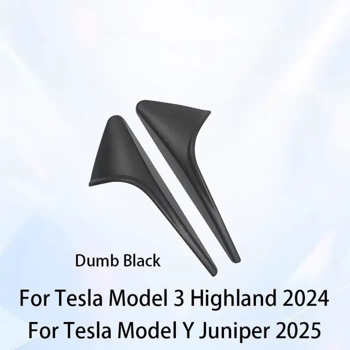 Couverture de caméra latérale en ABS à motif carbone pour Tesla Model 3 Highland 2024 Model Y Junipe