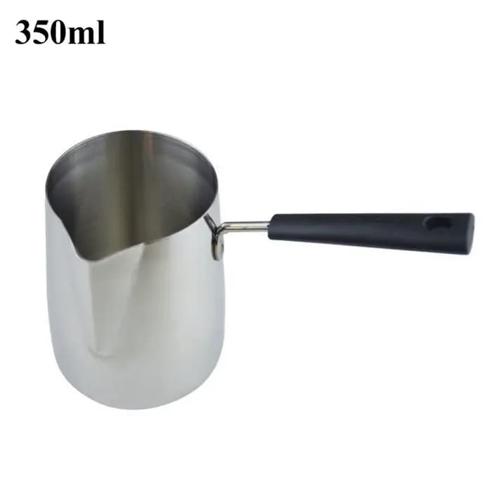 Pot de fusion de cire en acier inoxydable avec poignée en Silicone, bougie à faire soi-même, Pot pou
