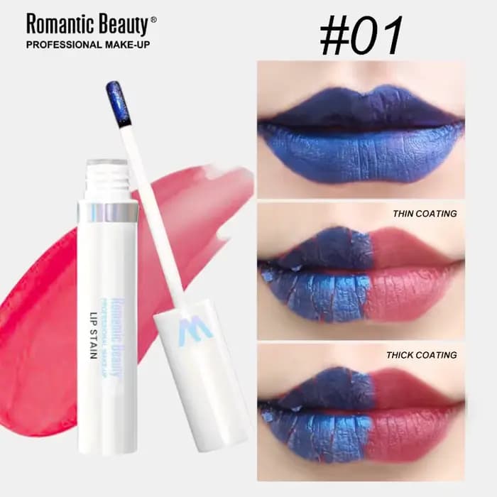 Superbe Teinte à Lèvres Peel-Off Révélatrice, Longue Durée, Imperméable, Gloss Rose, Anti-transfert,
