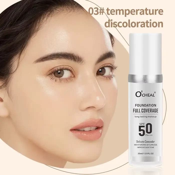 Fond de teint à couleur changeante, correcteur de maquillage, hydratant longue durée, nourrissant, c