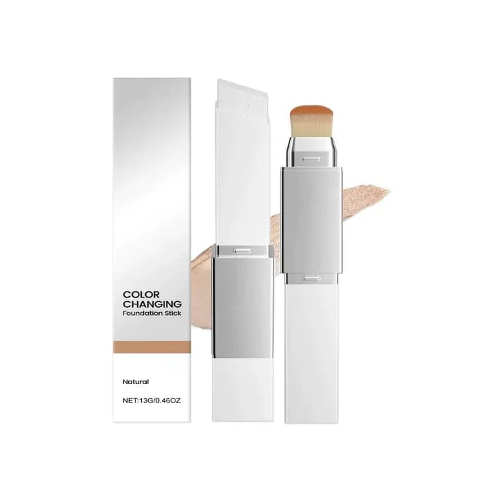 Fond de teint liquide 2 en 1, léger, hydratant, éclaircissant, changeant de couleur, pour tous les t