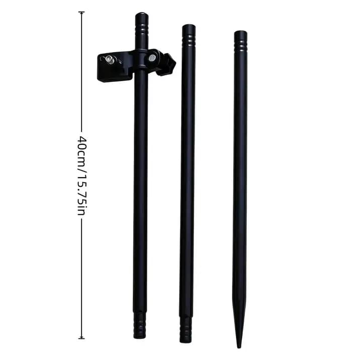 Support d'ombrelle en métal robuste, base d'ombrelle portable, support polyvalent pour l'herbe, le c