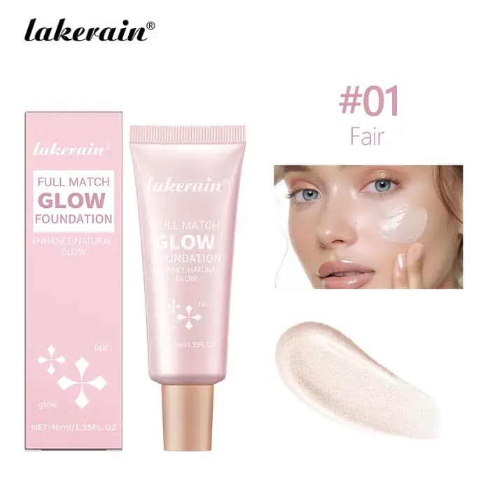 Fond de teint liquide brillant, maquillage nu pour le visage, correcteur de fond de teint liquide Ul