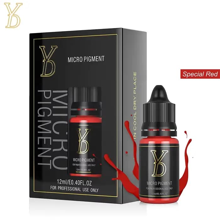 YDPMU 15 couleurs liquide lèvres Pigment encre de tatouage professionnel maquillage Permanent Microp