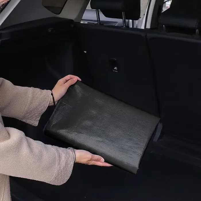 Tapis de coffre de voiture noir imperméable, anti-salissure, protection pour animaux domestiques, housse de protection pour le chargement