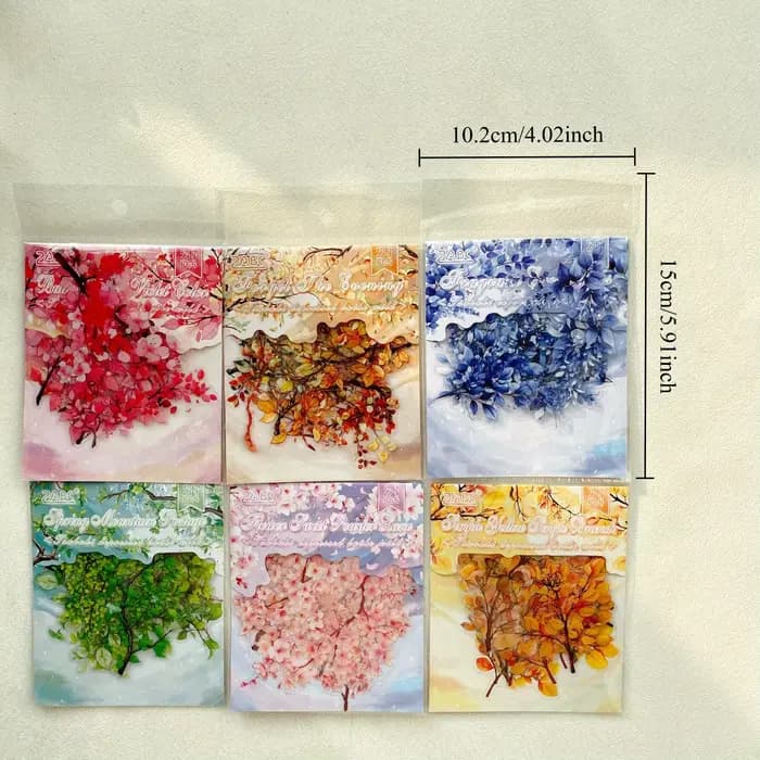 Journamm 20 pièces Branches bricolage Journal matériel autocollants pour animaux de compagnie Scrapbooking projets d'art et d'artisanat décor Album Photo Collage