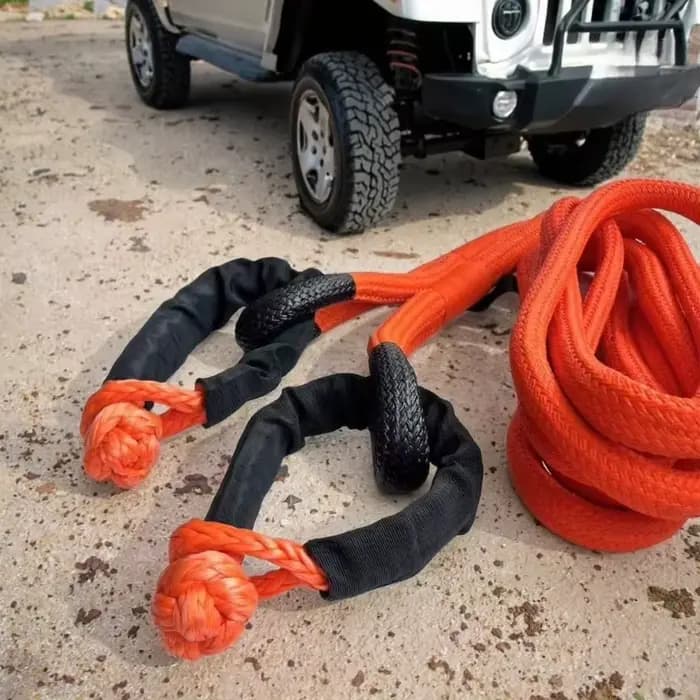 Corde de remorquage de voiture avec gaine, corde de remorque, camion, véhicule tout-terrain, corde de sauvetage sur route