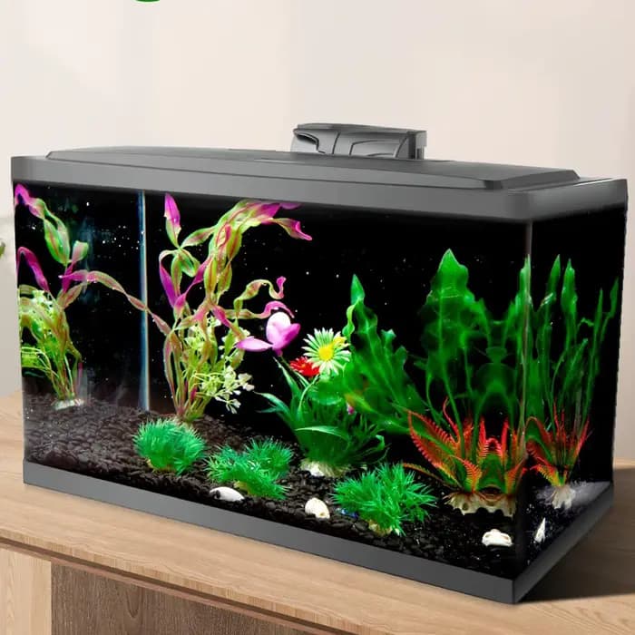 Fond d'aquarium statique adhésif noir, toile de fond pour aquarium, poster d'aquarium, papier peint décoratif pour aquarium