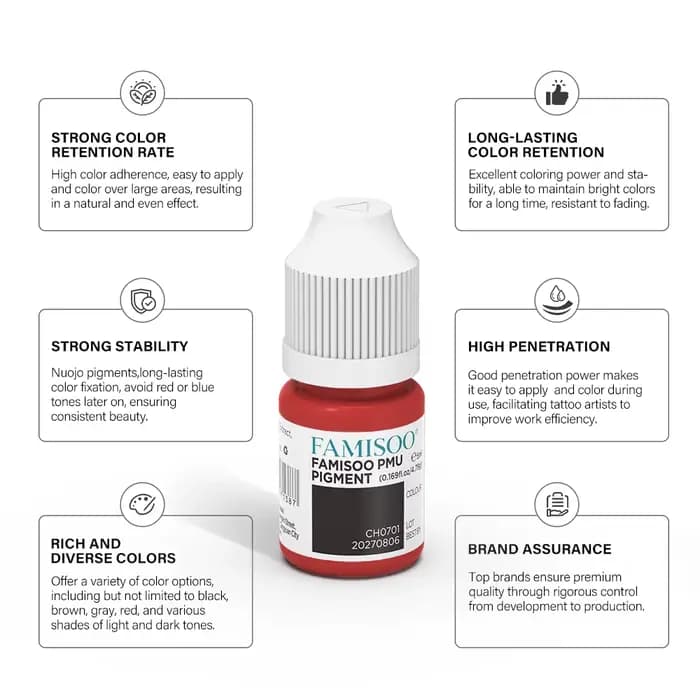 FAMISOO – encre de tatouage pour lèvres