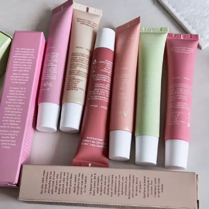 Hot Lip Balm Strawberry Soft Serv Pink Sugar Moisturizing Transparent Lip Gloss Lipstick Remove Dead Skin Hydrating Lips Makeup