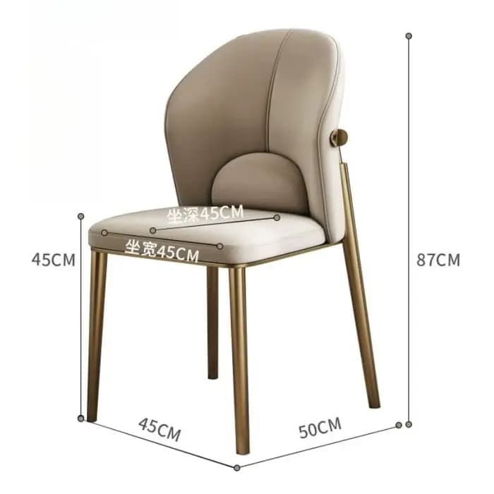 Chaises de salle à manger relaxantes pour la cuisine, design moderne, confortables, minimalistes, chaise de salle à manger de luxe, élégante, meubles de salle à manger