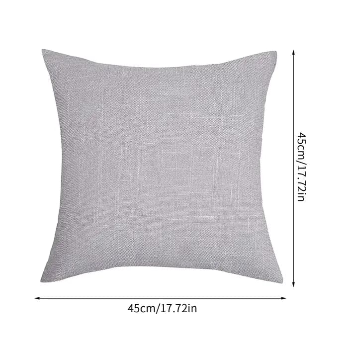 Juste de coussin en lin pour canapé, taie d'oreiller, salon, extérieur, décoration d'intérieur, 45x45cm