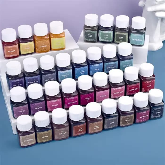 30ml poudre colorant tissu colorants Textile teinture vêtement cravate teinture coton Nylon multifonctionnel Pigment pour la rénovation de vêtements anciens