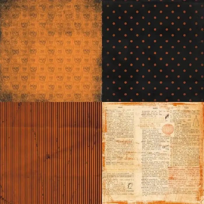 Pack de 24 feuilles de papier scrapbooking couleur foncée, papier artisanal fait main, bloc de fond pour loisirs créatifs