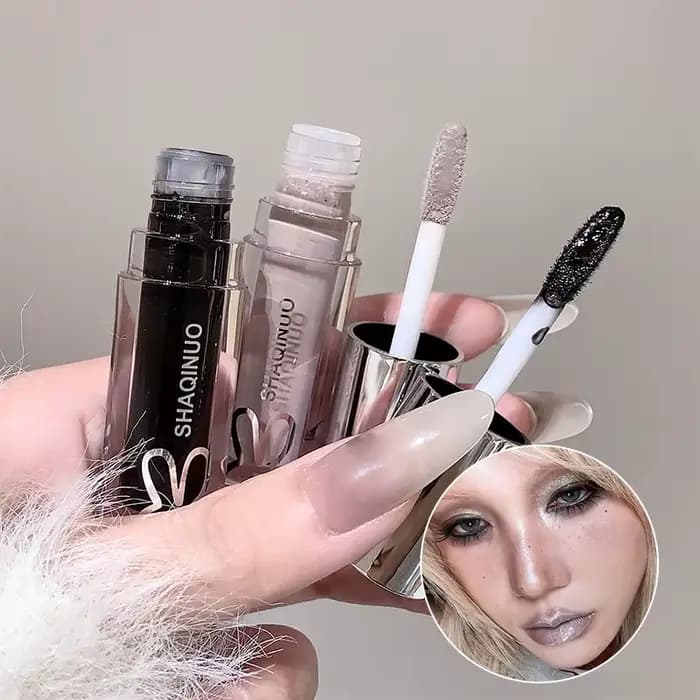 Gloss à lèvres effet miroir nude