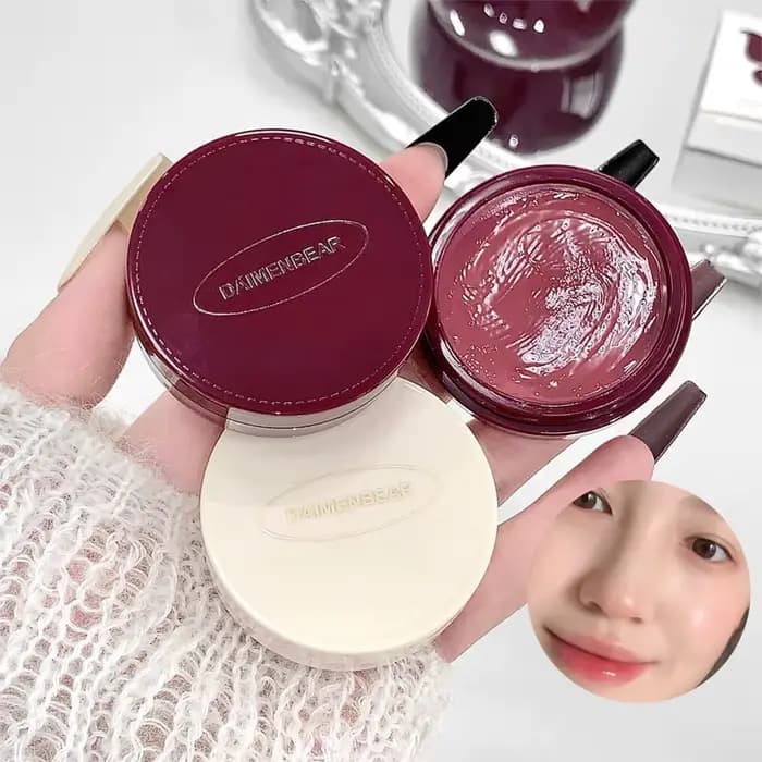 Palette de maquillage crème double usage lèvres et joues