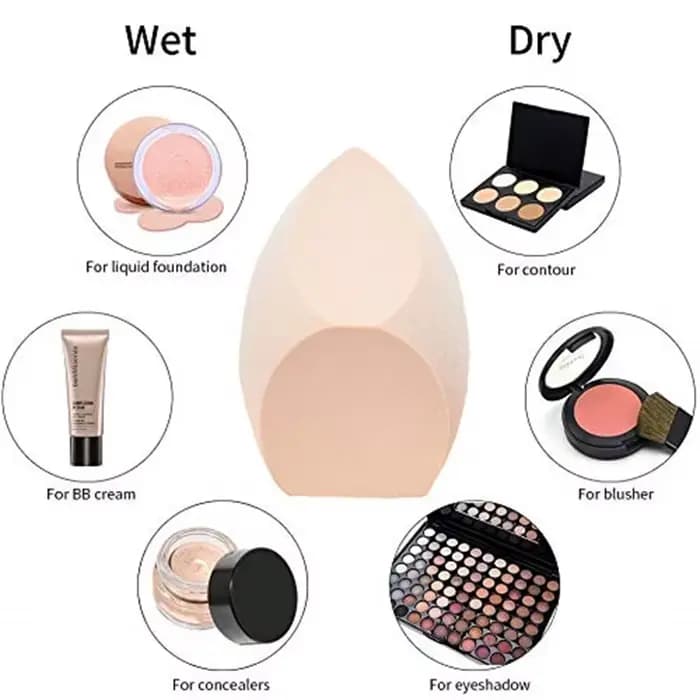 Éponge de maquillage extra large pour fond de teint