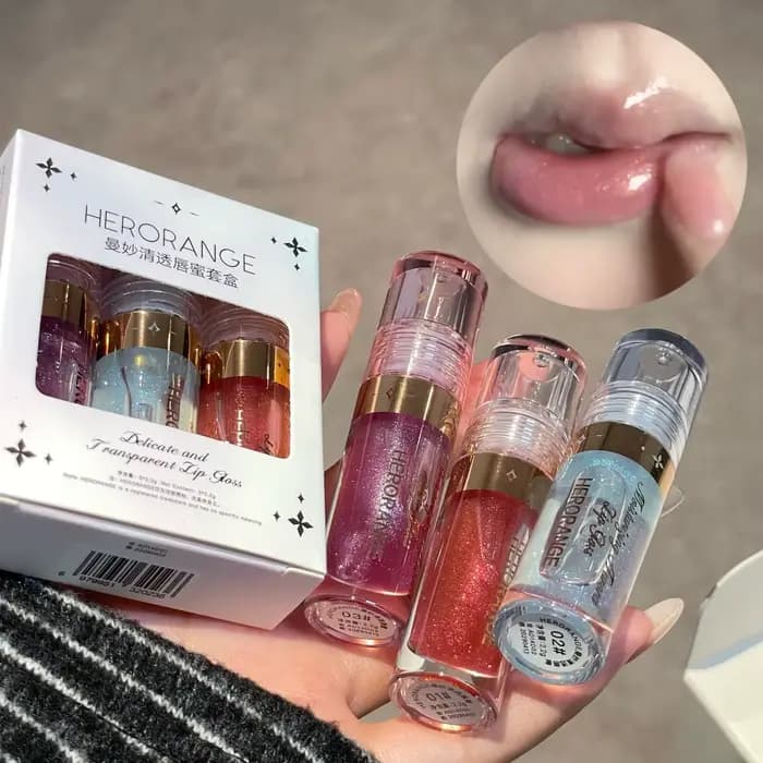 Gloss à lèvres transparent Herorange