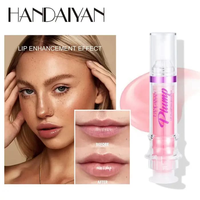 HANDAYAN 6 couleurs lèvres plus dodues brillant hydratant miel huile rehausseur Transparent
