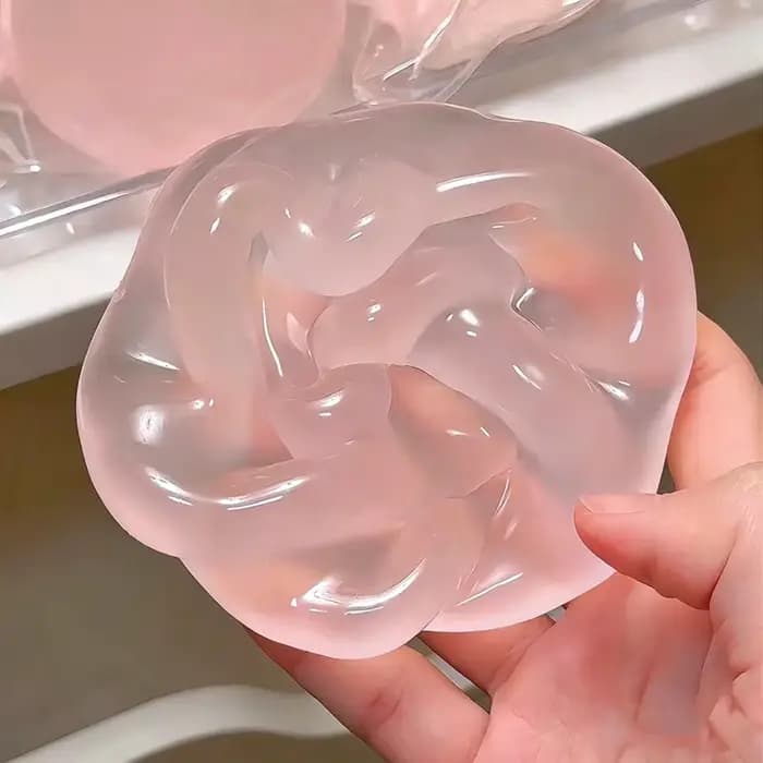 Jouet anti-stress en gelée transparente Vaseline Squishy Ball, doux, non toxique, sensoriel, pour soulager l'anxiété et le TDAH, jouet de bureau pour adultes
