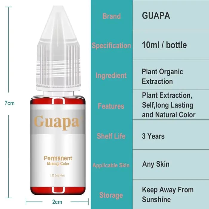 Pigment liquide de maquillage Semi-Permanent pour les lèvres