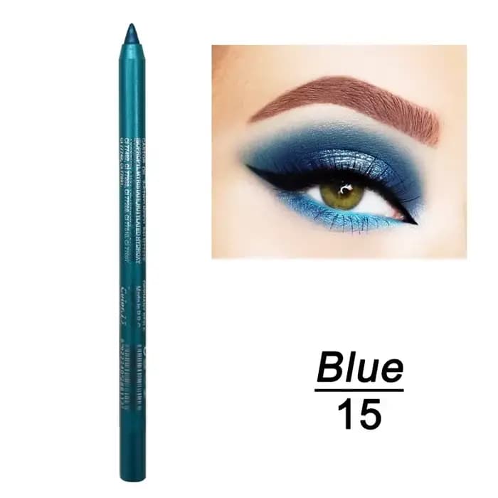 Stylo Eyeliner coloré 6 couleurs, pigment élevé, nacré, scintillant, métallique, Smokey, Punk, gothique, longue durée, étanche