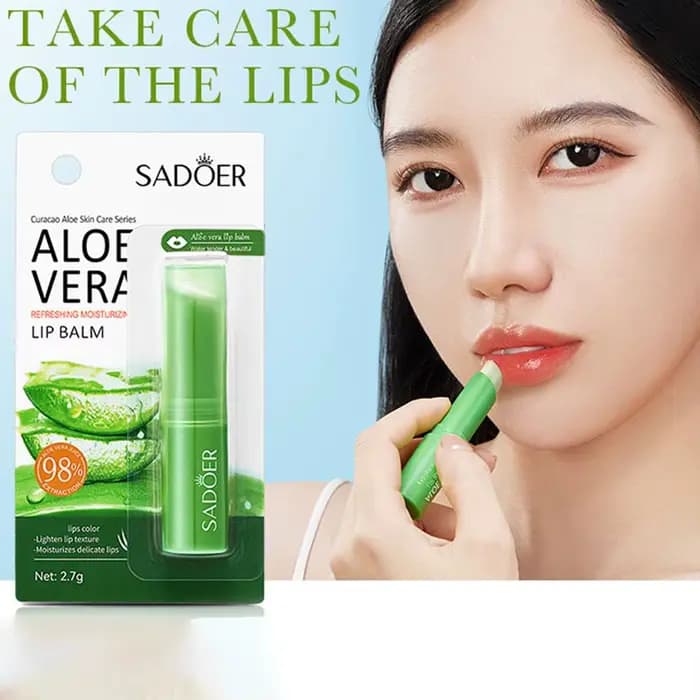 SADOER 1-15 pièces baume à l'aloe pour les lèvres nourrissant hydratant