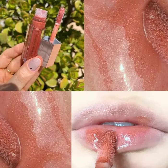 Fenty Beauty Gloss Bomb Lip Glaze Multicolore Hydratant Brillant Pailleté Repulpeur de Lèvres Maquillage Rouge