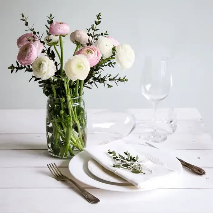 Serviettes en lin blanc de couleur naturelle, 6 pièces, pour dîner de Table de fête de mariage, linge de Table écologique