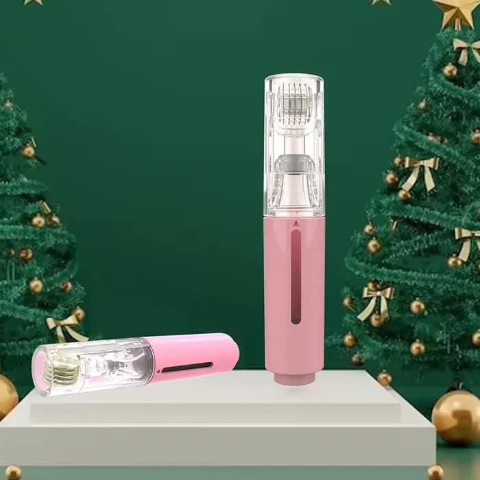 105 titane aiguille Derma rouleau lèvre Boost Microneedle Dermaroller pour lèvres barbe soins capillaires Micro