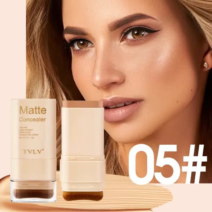 Stick de maquillage double tête deux-en-un